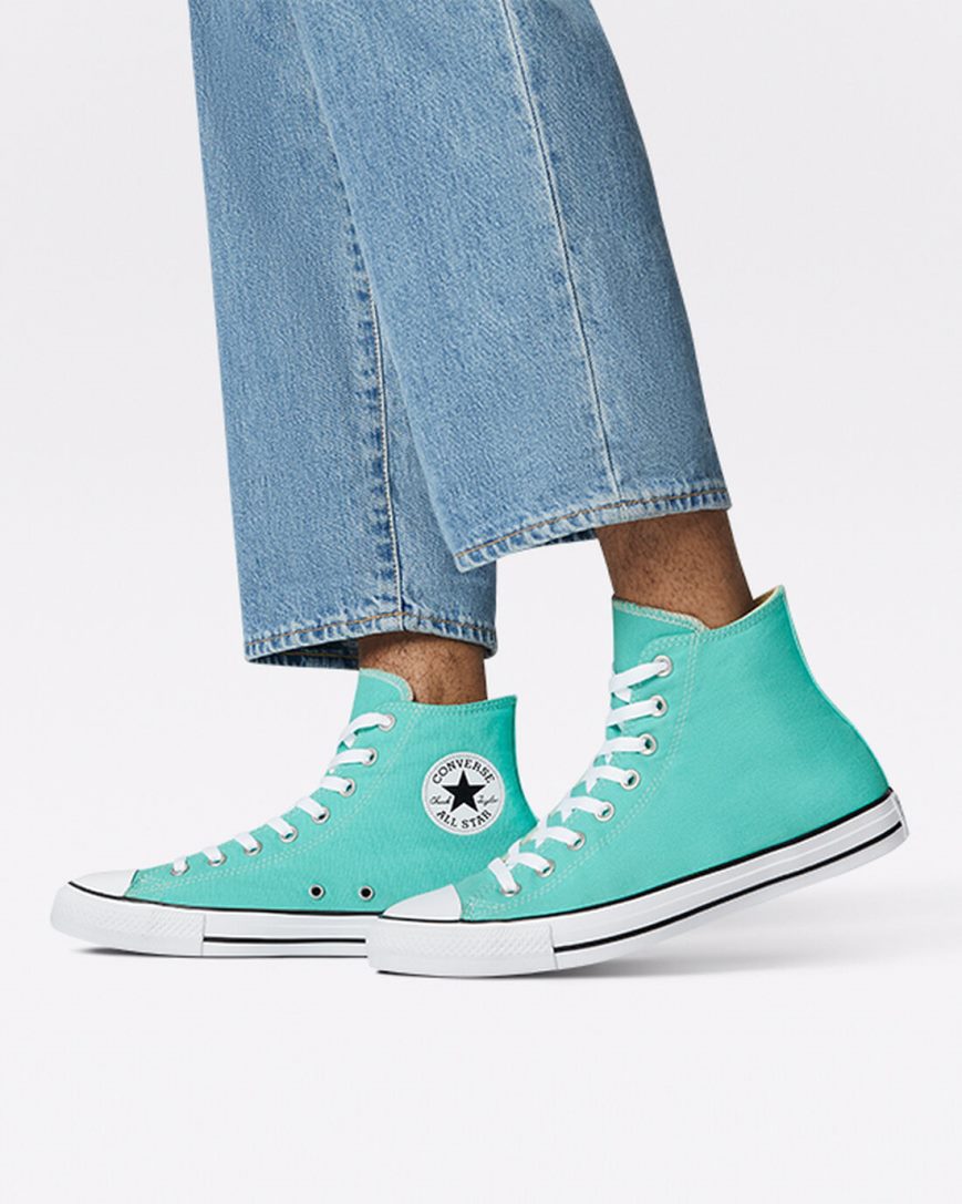 Tenisi Inalti Barbati Converse Chuck Taylor All Star Seasonal Color Turcoaz Deschis | RO WSDKV905